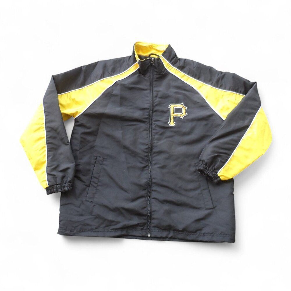 GIII Carl Banks Vintage Y2K MLB Pittsburg Pirates Windbreaker Jacket Men's‎ M